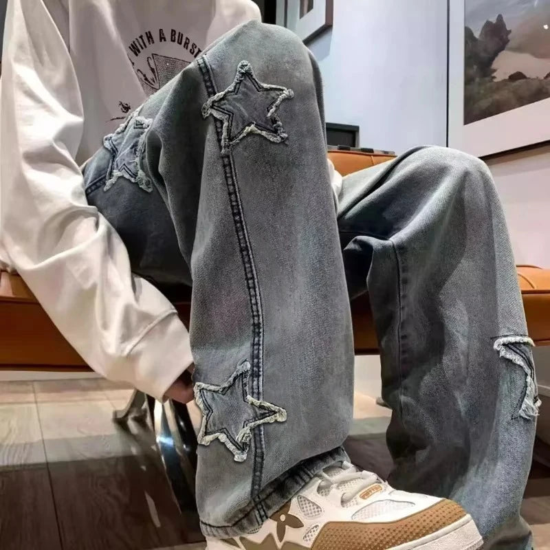 CERNITH™ Star Pattern Jeans
