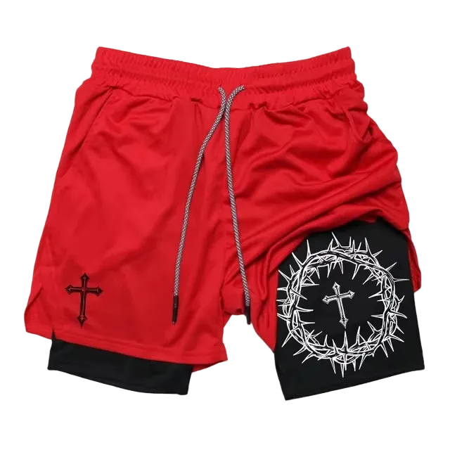 Cernith™ Crown of Thorns Cross Shorts