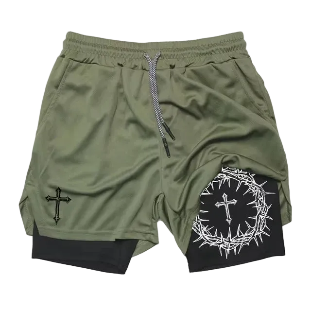 Cernith™ Crown of Thorns Cross Shorts