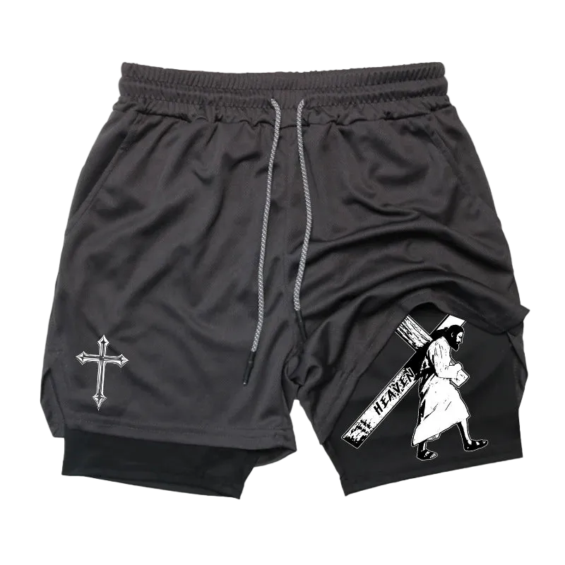 Cernith™ Christ Carrying Cross Shorts