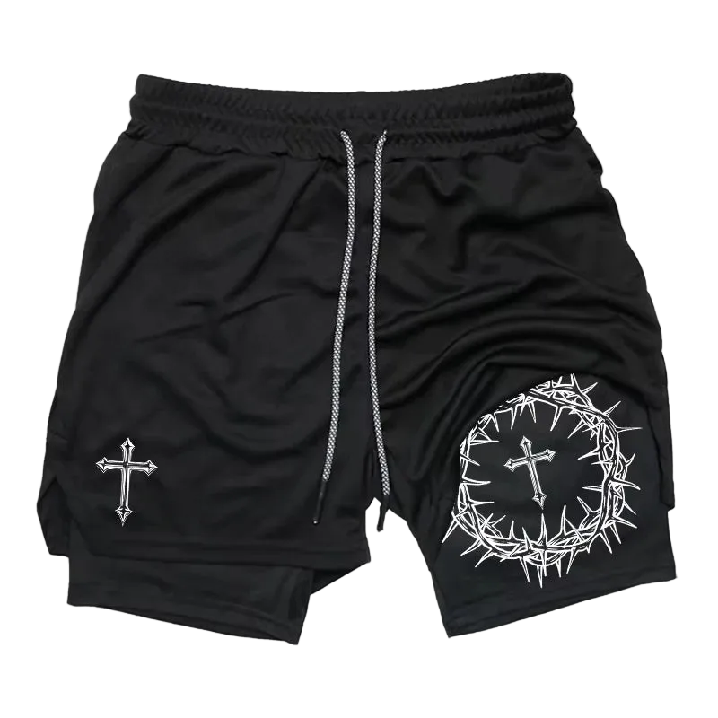 Cernith™ Crown of Thorns Cross Shorts