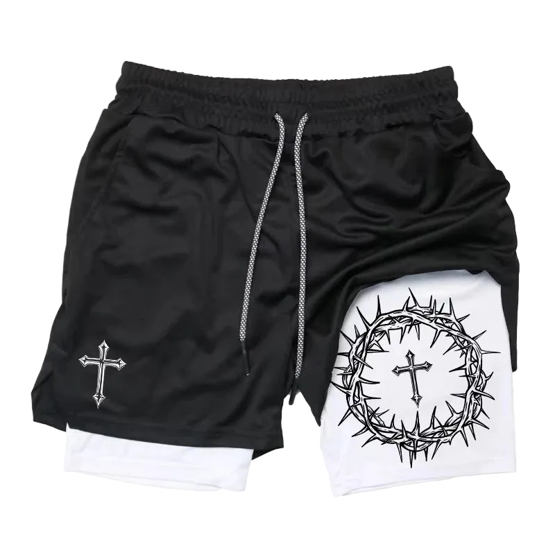 Cernith™ Crown of Thorns Cross Shorts