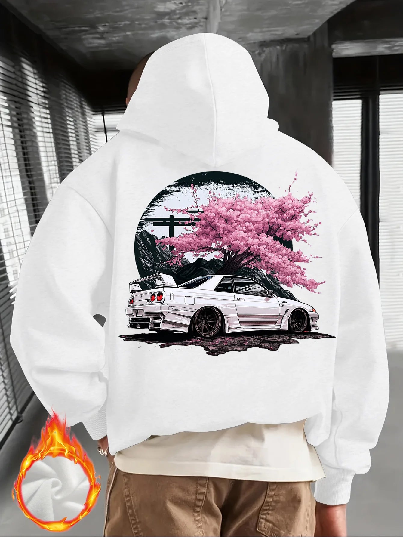 CERNITH™  JDM Car and Pink Cherry Blossom
