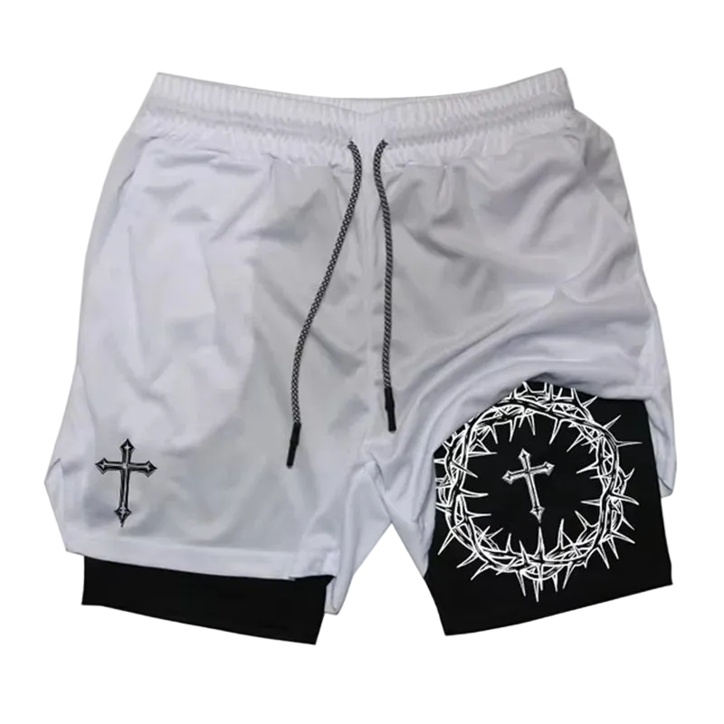 Cernith™ Crown of Thorns Cross Shorts
