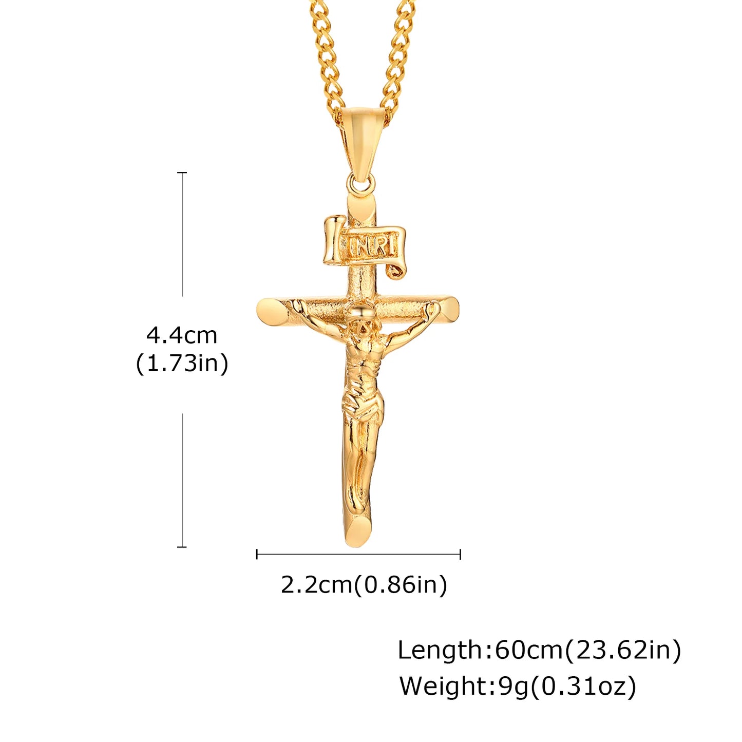 Cernith™ Radiant Christ Cross Necklace