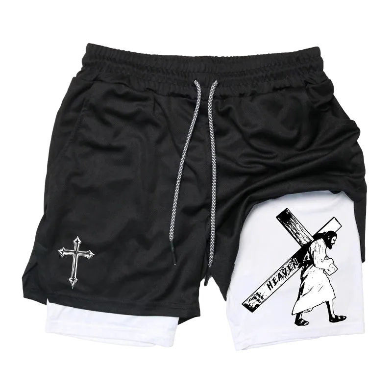 Cernith™ Christ Carrying Cross Shorts