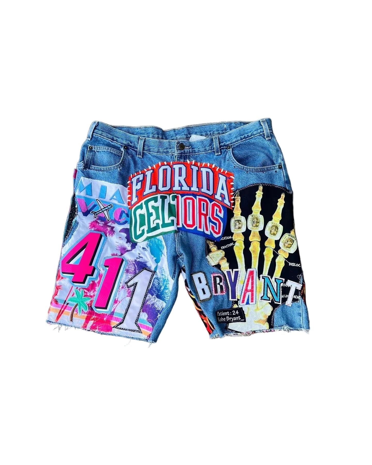 CERNITH™  Rhinestone Jorts