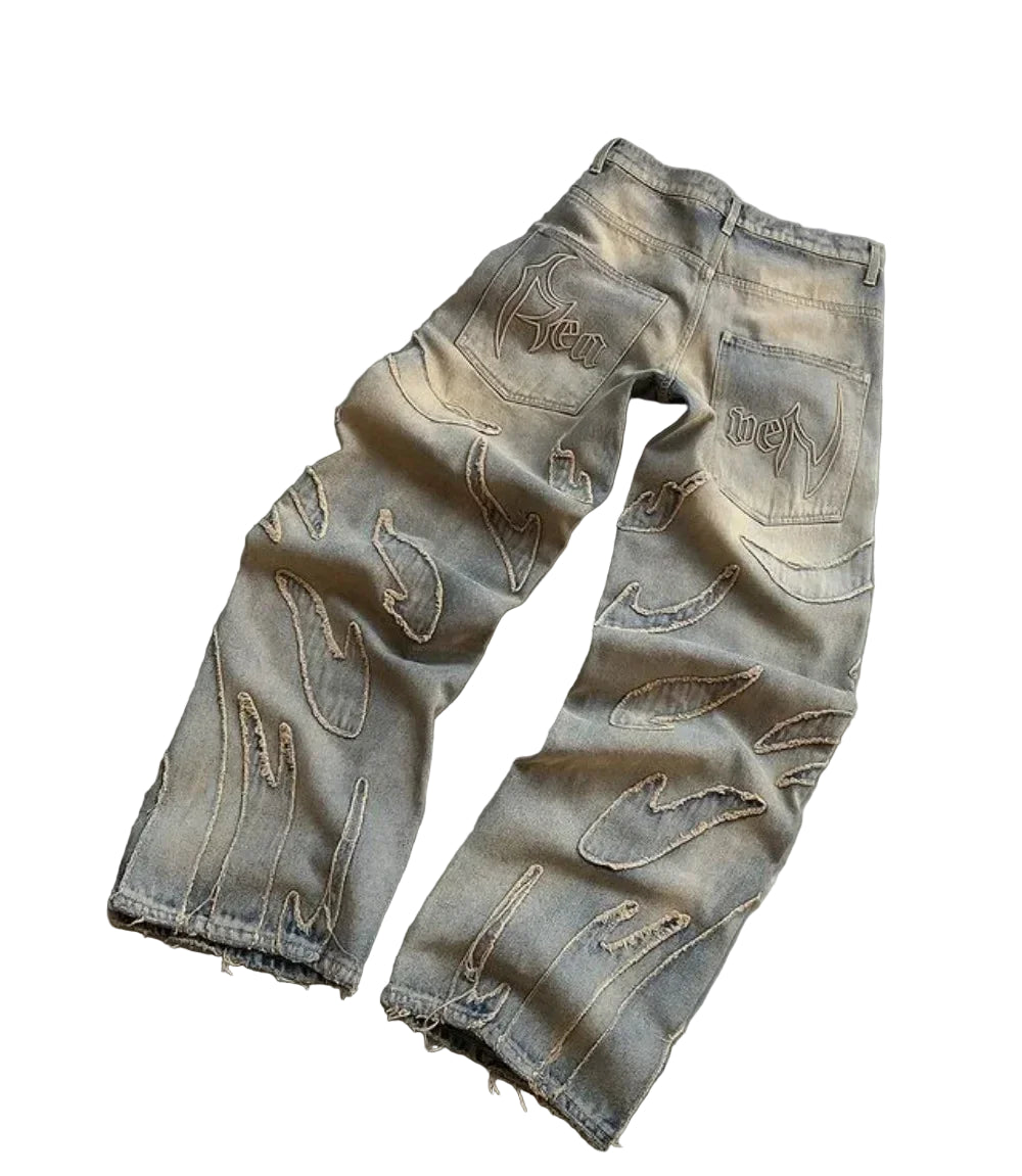 CERNITH™ Raw Edge Jeans