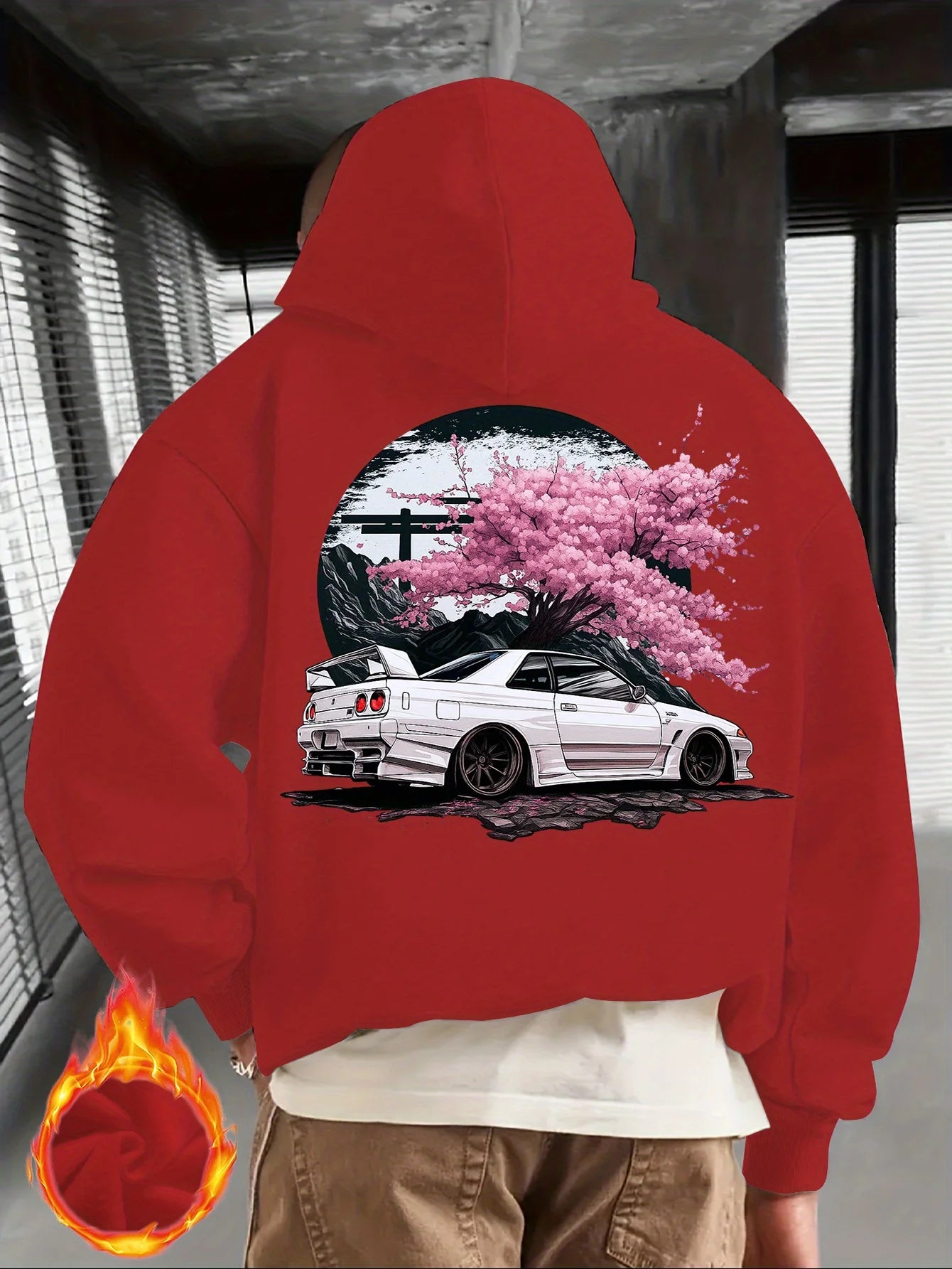 CERNITH™  JDM Car and Pink Cherry Blossom