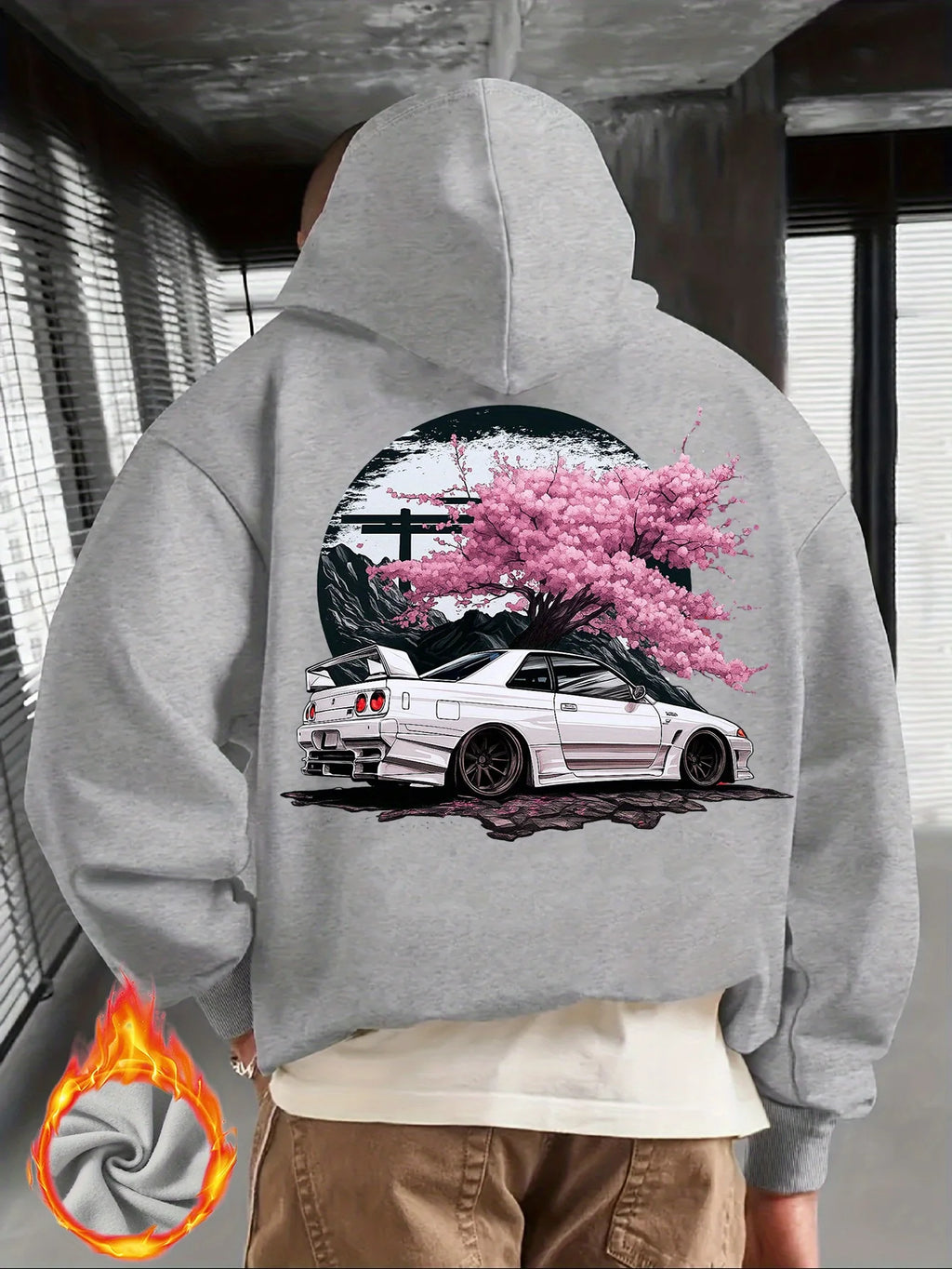 CERNITH™  JDM Car and Pink Cherry Blossom