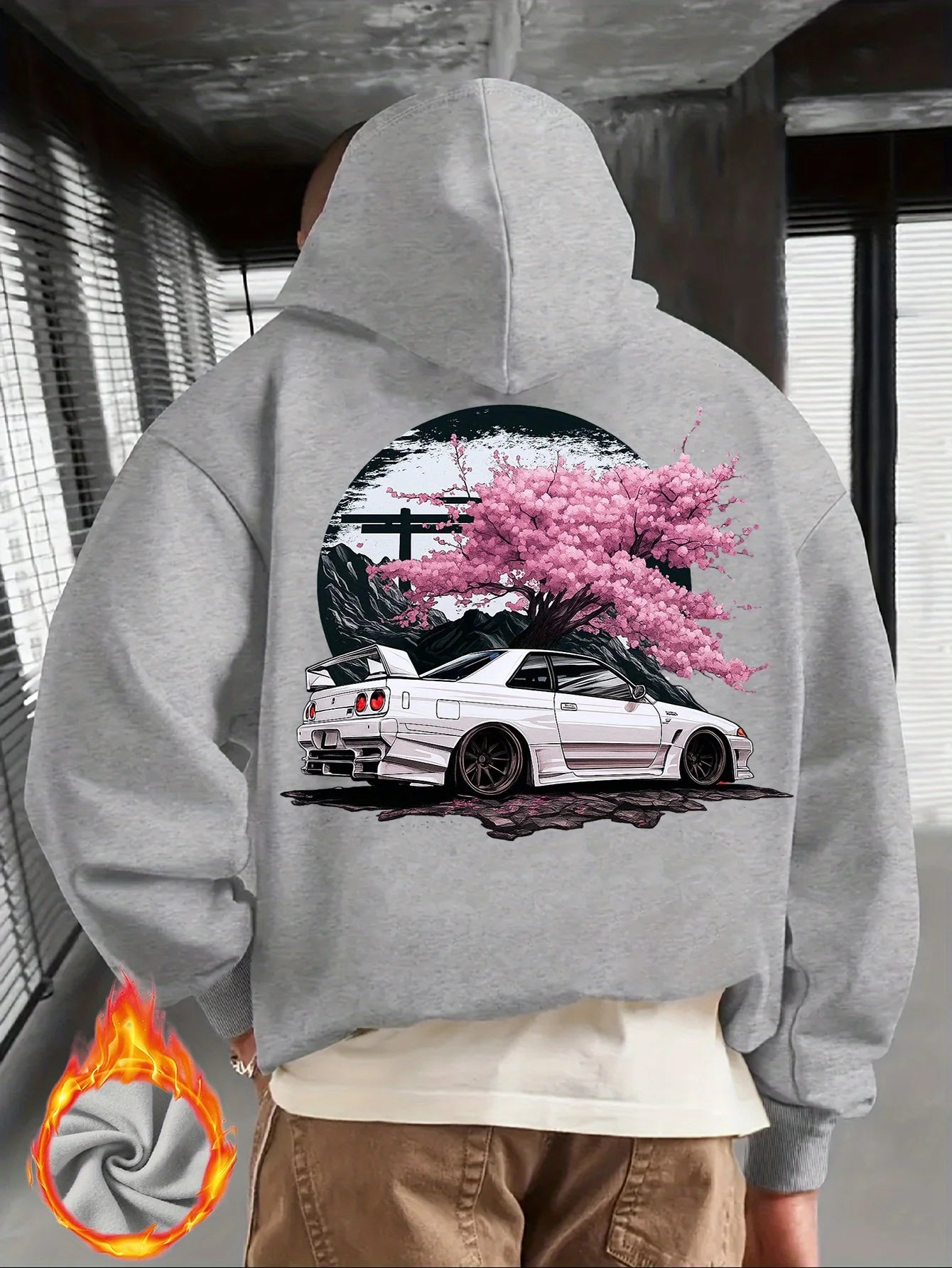 CERNITH™  JDM Car and Pink Cherry Blossom