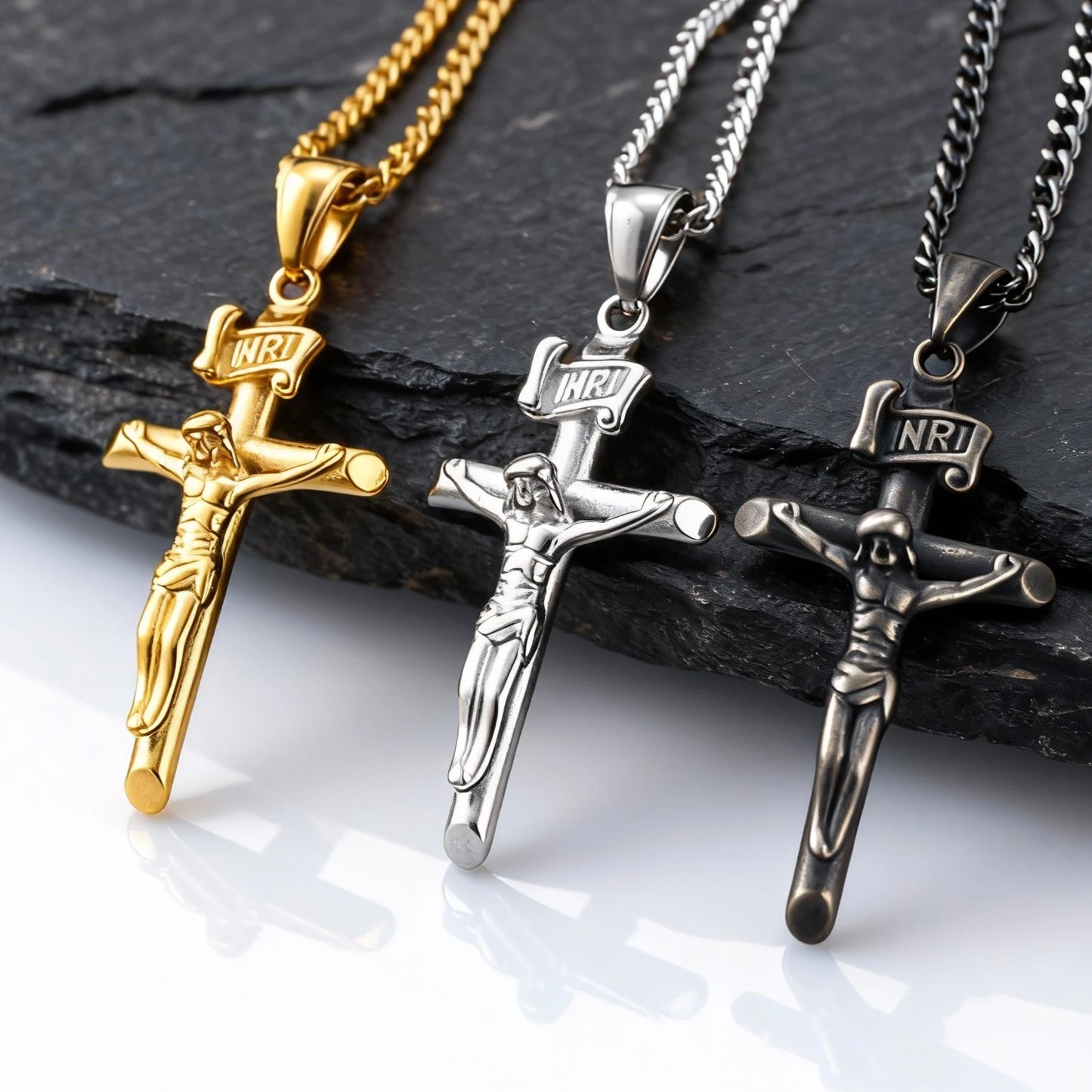 Cernith™ Radiant Christ Cross Necklace
