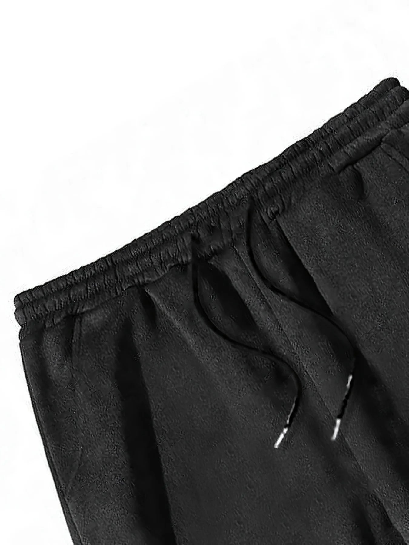Men's Jesus Bible print drawstring sweatpants with cross pattern, casual and comfortable for jogging, classic and versatile