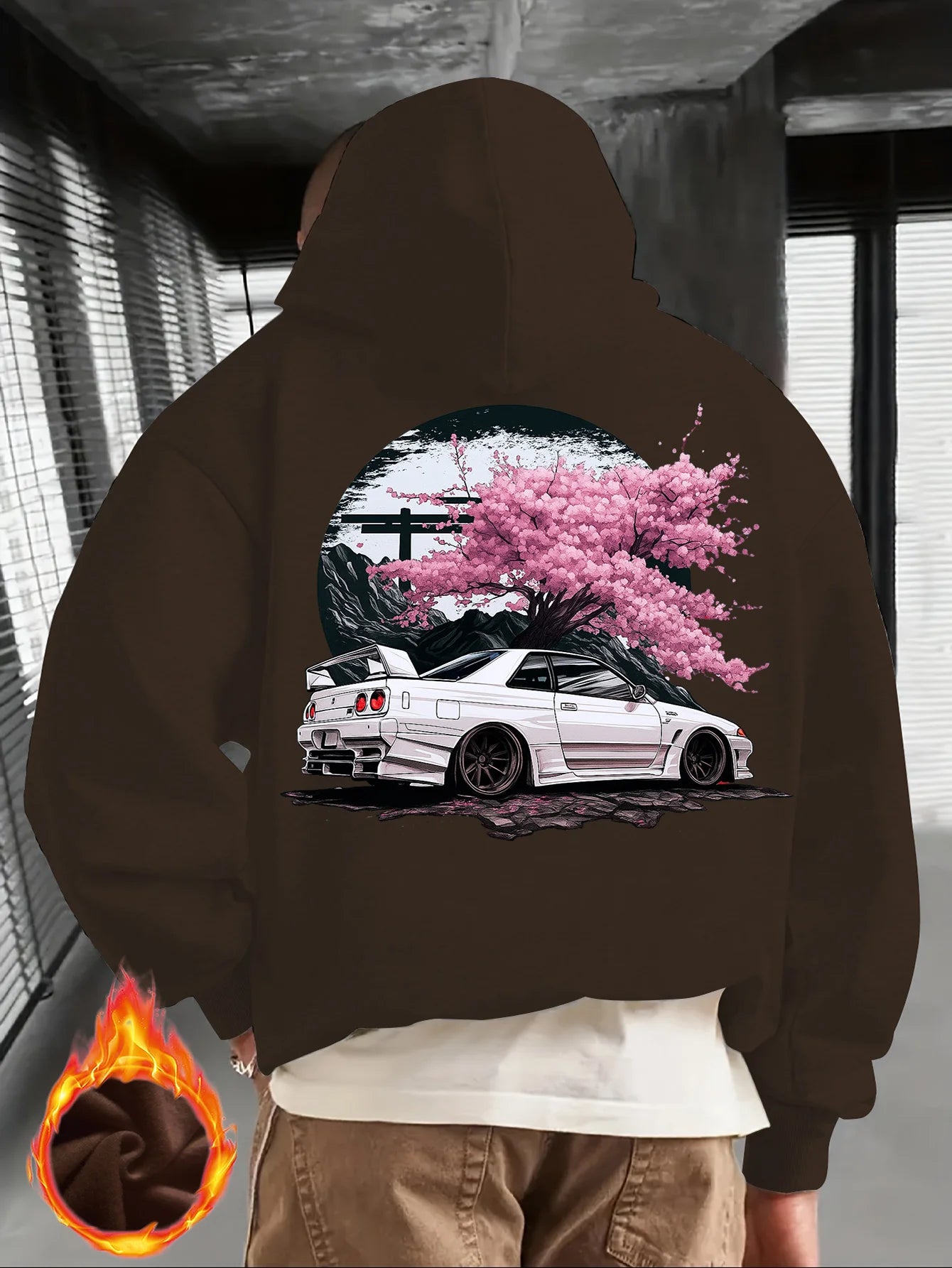 CERNITH™  JDM Car and Pink Cherry Blossom