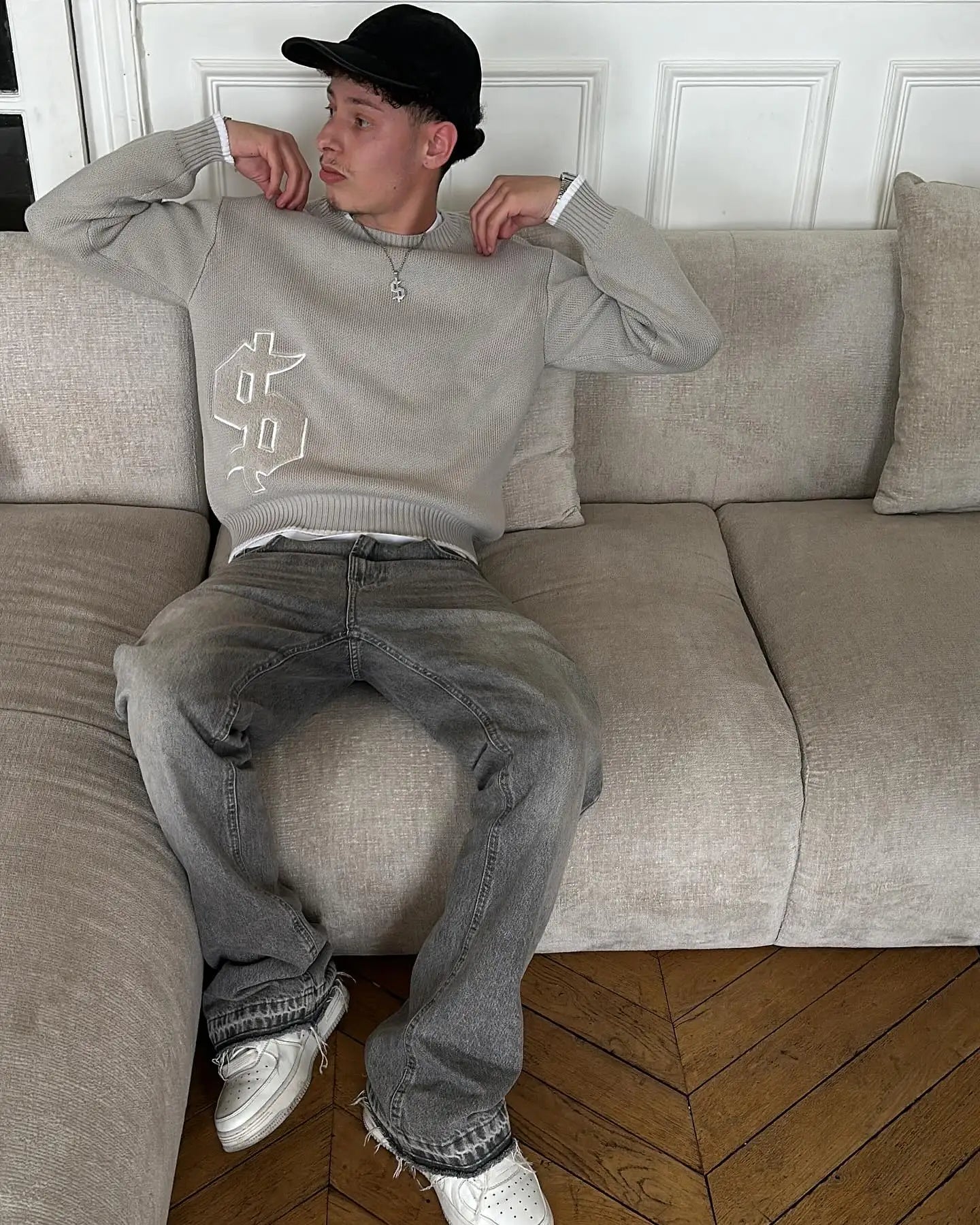 CERNITH™ Dollar sign Sweater