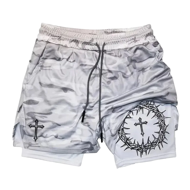 Cernith™ Crown of Thorns Cross Shorts